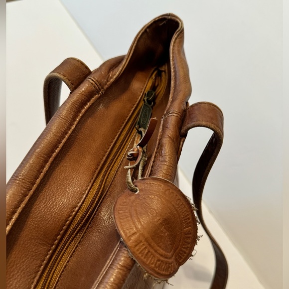 Vintage Brown Cortez Genuine Leather Shoulder Bag / Hand Bag - Picture 6 of 16